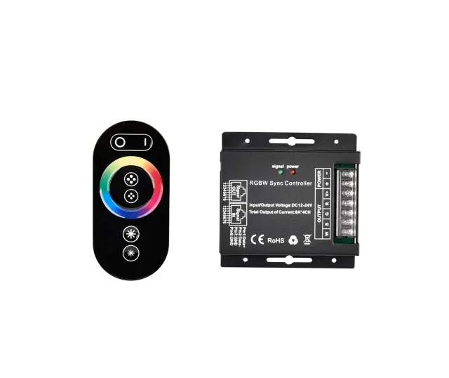 ΜΗΧΑΝΙΣΜΟΣ ΜΕ ΤΗΛ/ΡΙΟ ΓΙΑ LED ΤΑΙΝΙΑ RGBW 12VDC192W 24VDC384W 16A