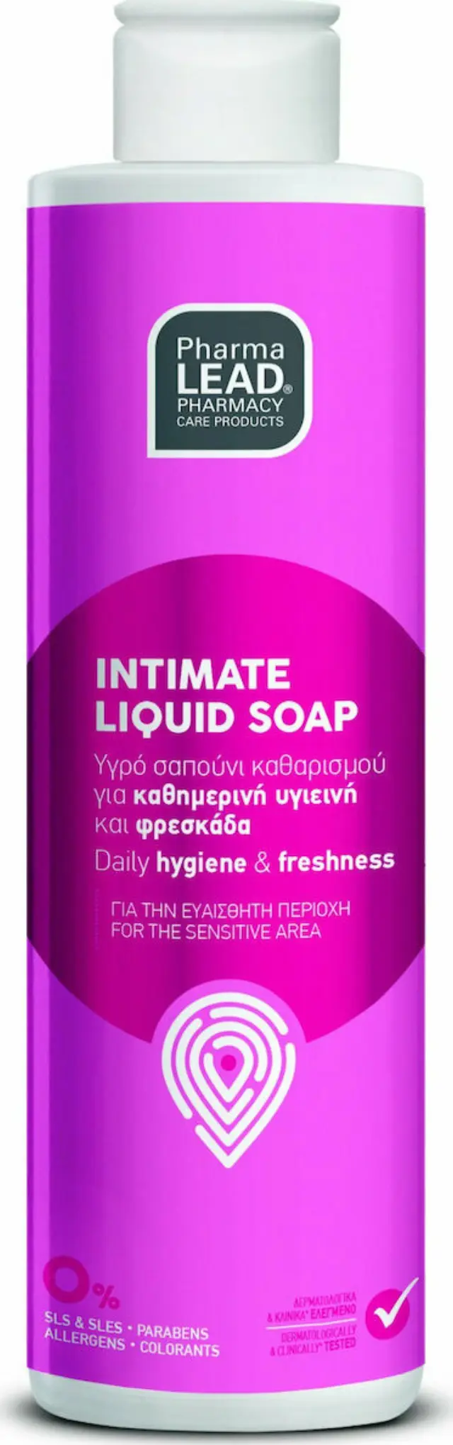 PharmaLead Intimate Liquid Soap Υποαλλεργικό Σαπούνι Για Την Ευαίσθητη Περιοχή 250ml