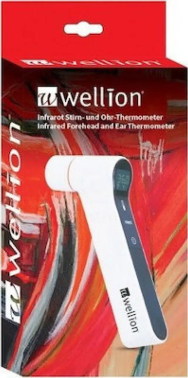 Wellion Infrared Forehead & Ear Thermometer Θερμόμετρο υπερύθρων μετώπου και αυτιού