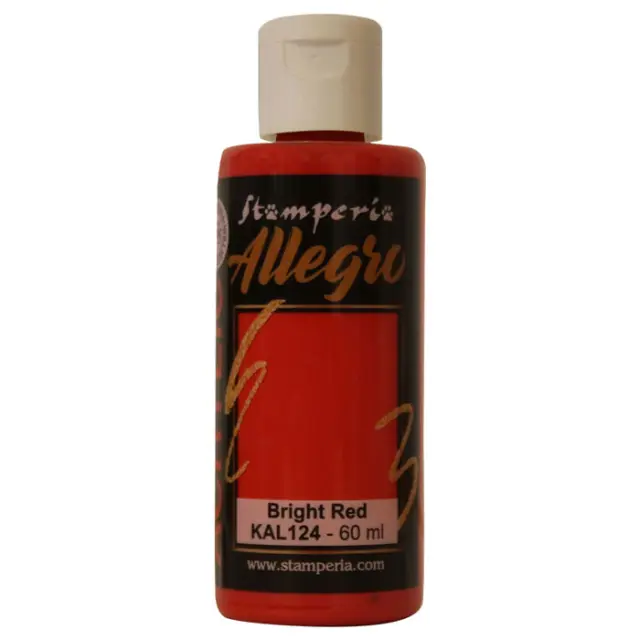 Χρώμα ακρυλικό Allegro 59ml, bright red