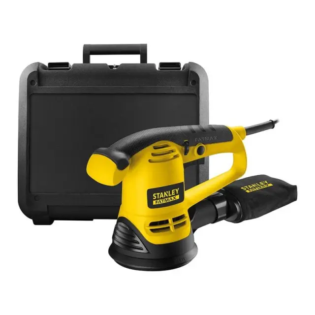 Stanley FME440K - Έκκεντρο Τριβείο 125mm Ρεύματος 480W με Ρύθμιση Ταχύτητας και με Σύστημα Αναρρόφησης
