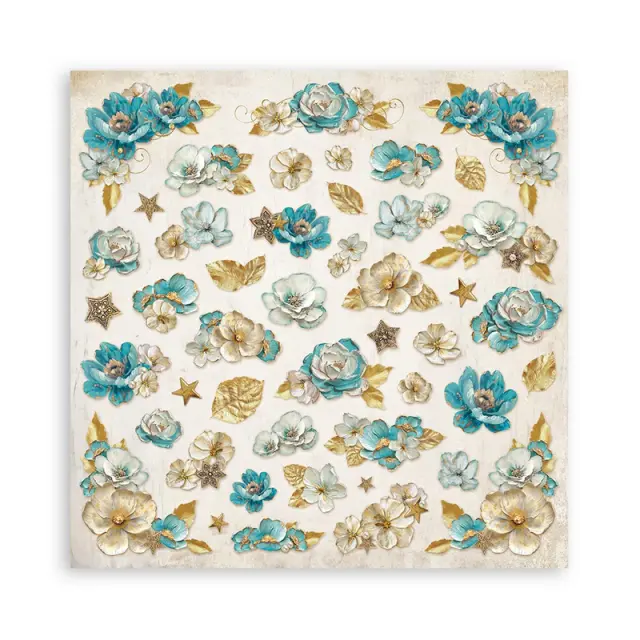 Σετ 10 Χαρτιά Scrapbooking Stamperia Διπλής Όψης - Masquerade - 30x30cm 2