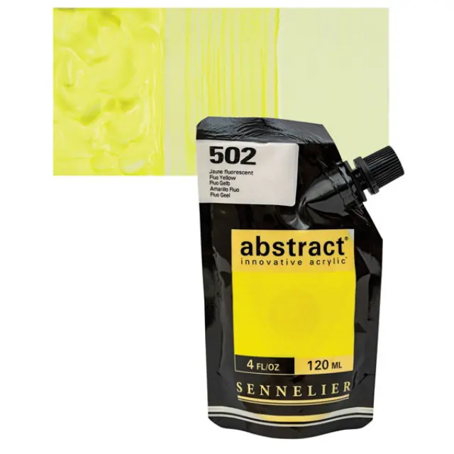 Ακρυλικό Sennelier Abstract 502 Fluo Yellow - 120ml