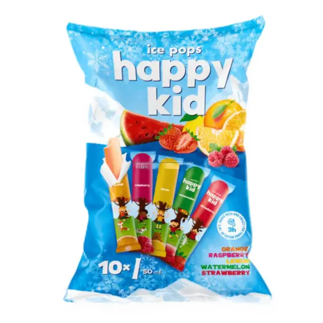 Happy Kid Ice Pops 10x50ml Σε 5 Γεύσεις