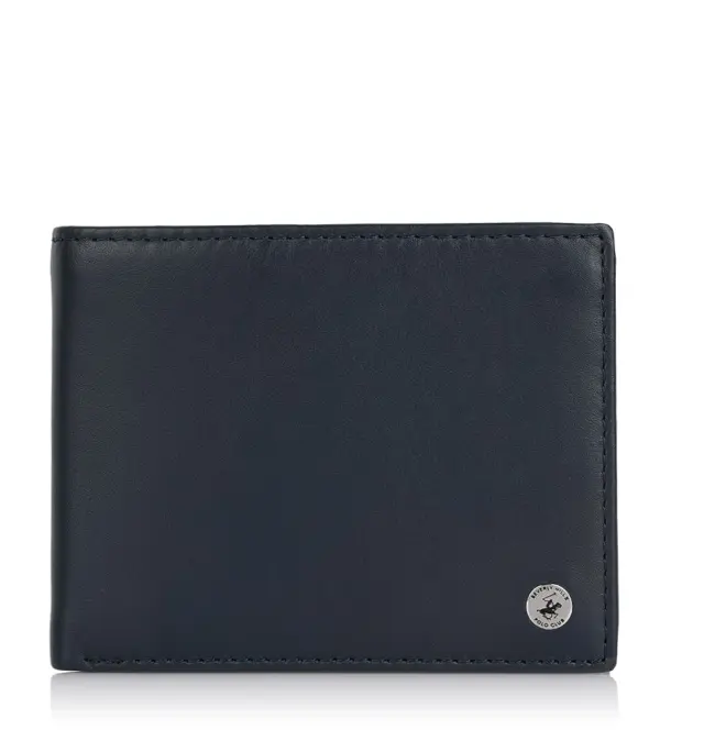 Δερμάτινο Πορτοφόλι Beverly Hills Polo Club BH-935 Μπλε - ONESIZE