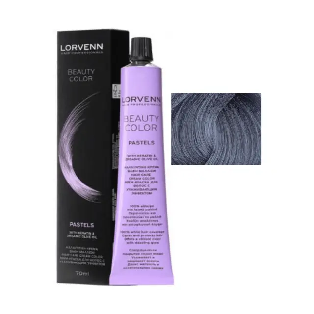 Lorvenn Beauty Color Pastels Βαφή Μαλλιών 8.5/12 Γκρι 70ml