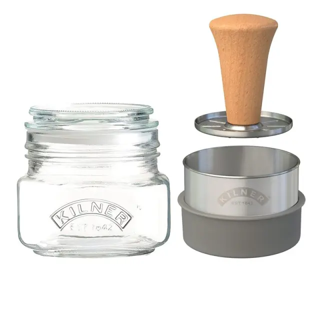 Πρέσα Σκόρδου - Λαχανικών με Βάζο Mash & Store Set Kilner 0,5L