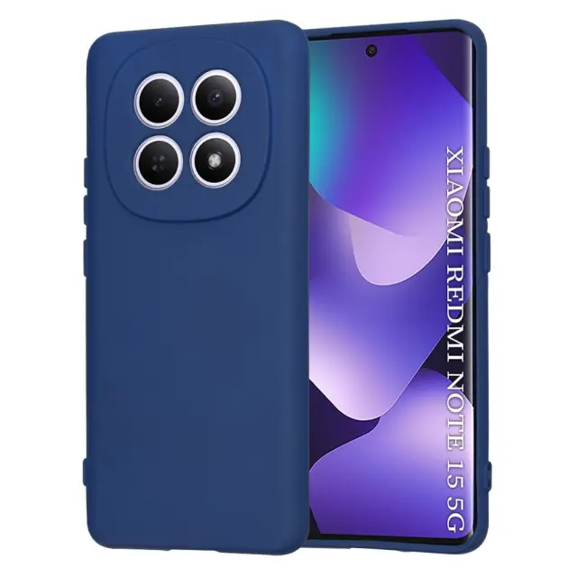 Techsuit® SoftFlex Θήκη για Xiaomi Redmi Note 15 4G/5G/Poco M8 5G - Navy Blue