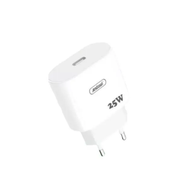 Andowl Φορτιστής Χωρίς Καλώδιο 25W Type-C σε Λευκό Χρώμα Q-CD662