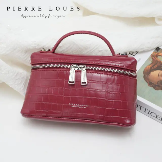 Γυναικεία Τσάντα Χιαστί Pierre Loues PL931-69-Α03 μπορντό - One Size 2