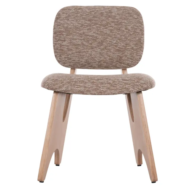 ΚΑΡΕΚΛΑ ΤΡΑΠΕΖΑΡΙΑΣ FB918248.01 ΚΑΦΕ ΥΦΑΣΜΑ-PLYWOOD ΧΡΩΜΑ ΔΡΥΟΣ 53x56x78Υεκ. 3