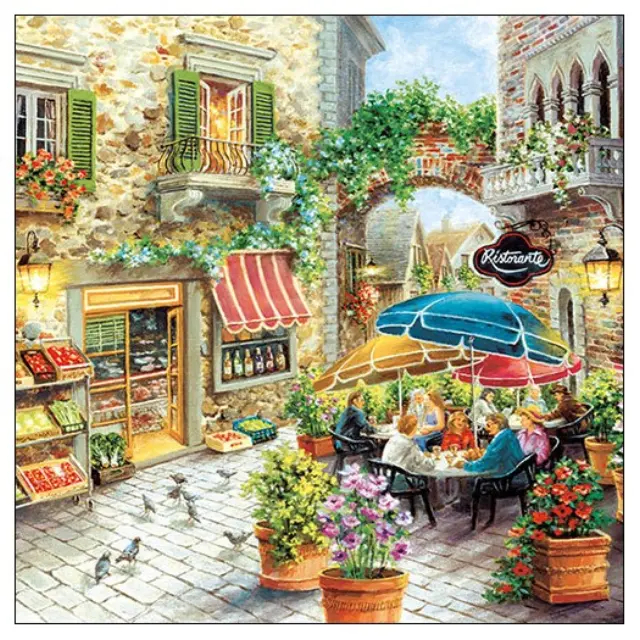 Χαρτοπετσέτα για decoupage, Ristorante, 1 τεμ.