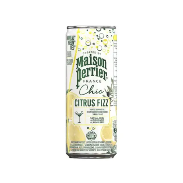 Έτοιμο coctail χωρίς αλκοόλ Citrus Fizz Maison Perrier Chic