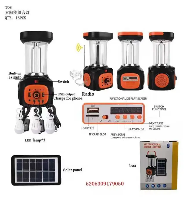 Πολυλειτουργικός φακός LED - T03 - 179050 2