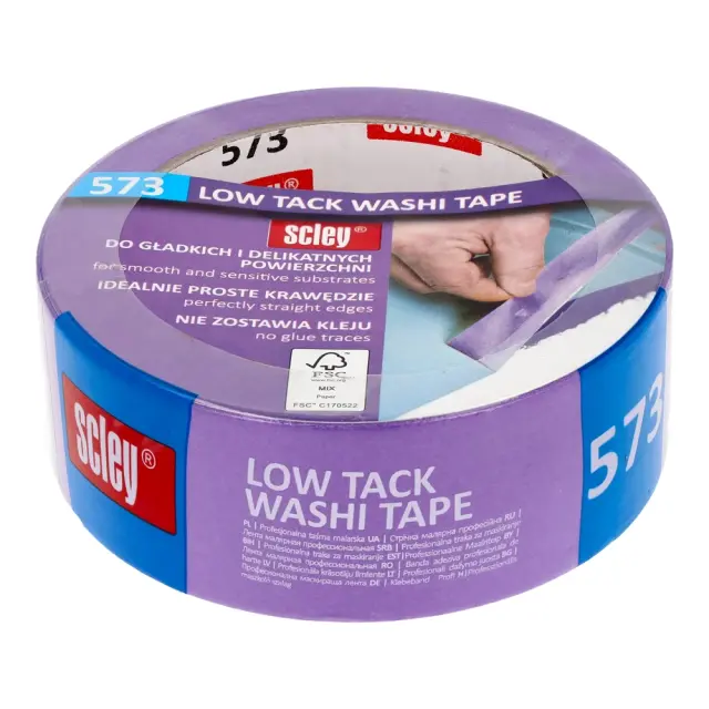 SCLEY 573 ΧΑΡΤΟΤΑΙΝΙΑ ΜΩΒ 38MM X 33M 3