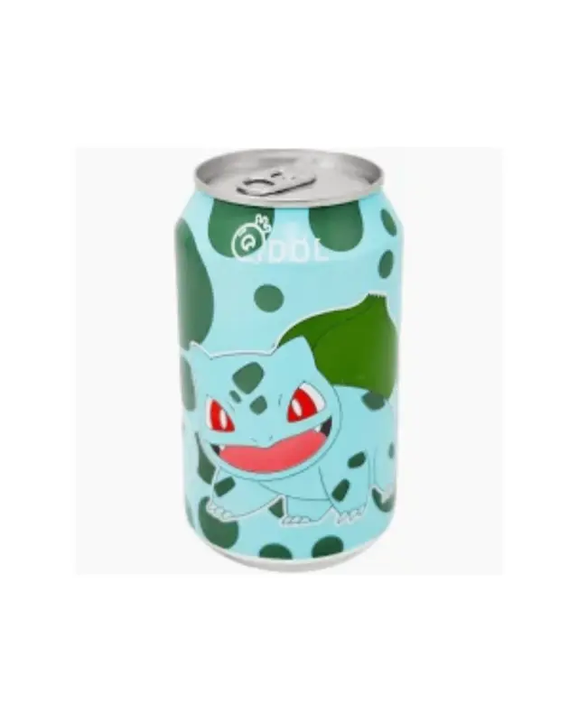 QDOL Pokemon Grape Flavor Sparkling Water Bulbasaur ΧΓ 330ml