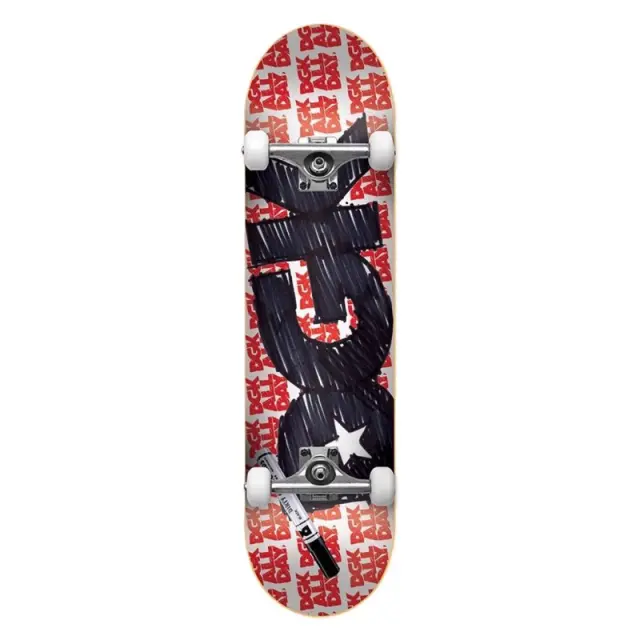 DGK Scribble Complete Skateboard Κόκκινο-Μαύρο