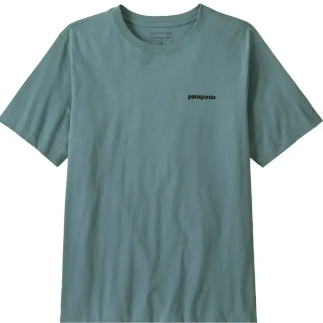 Patagonia P-6 Logo T-Shirt Ανδρικό Blue Sage - Small 2