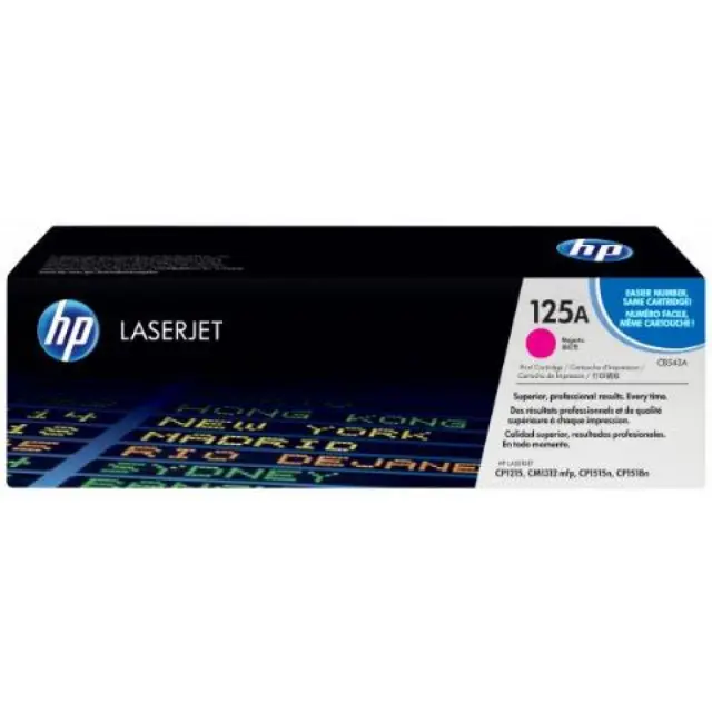 HP 125A Γνήσιο Toner Laser Εκτυπωτή Ματζέντα 1400 Σελίδων CB543A