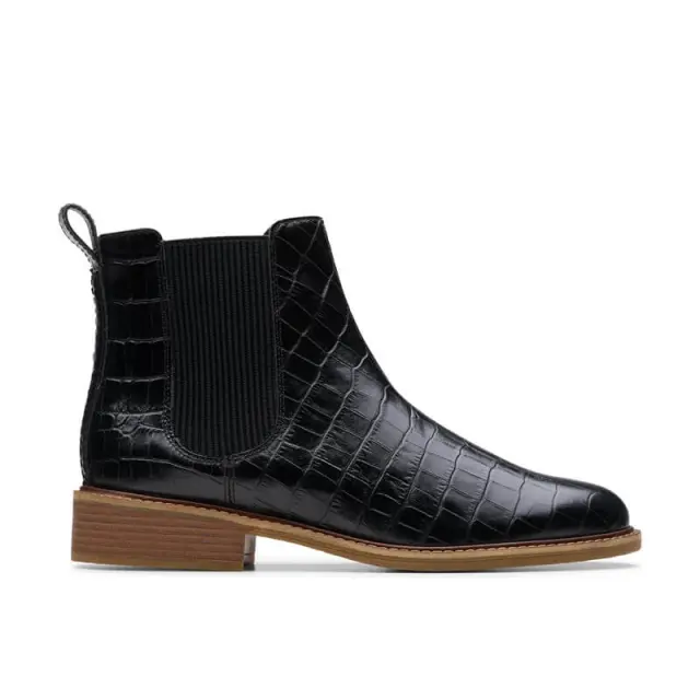 Clarks Cologne Arlo 2 Black Croc Black Croc Leather - 38