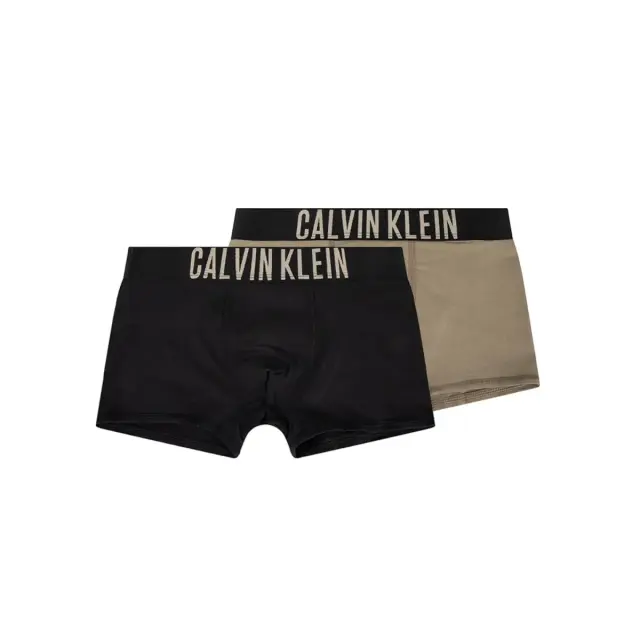 Calvin Klein Παιδικό Boxer Αγόρι Intense Power - Διπλό Πακέτο, Χρώμα Moldedclay-Pvhblack - 8-10 Y 2