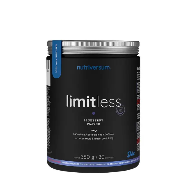 Nutriversum Limitless PWO Blueberry, 380 g