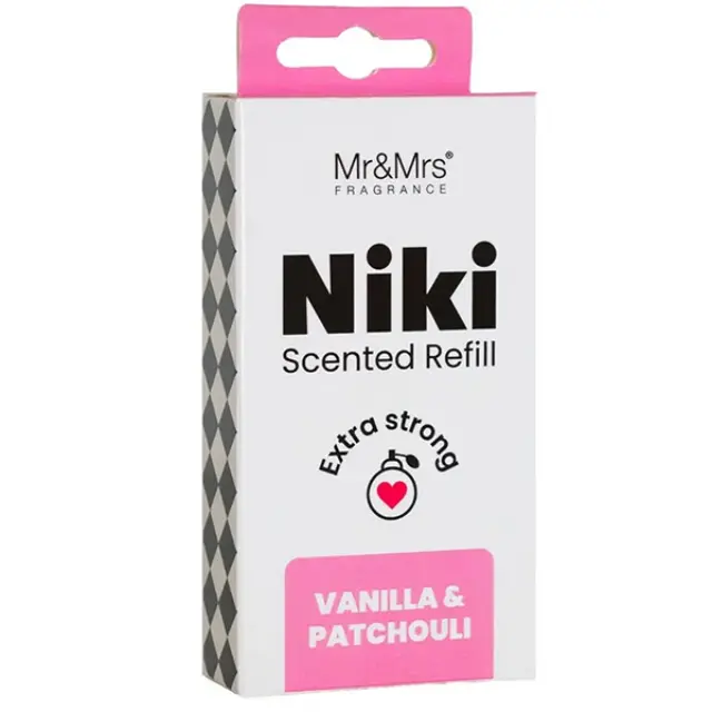 Mr + Mrs Fragrance Ανταλλακτικό Για Αρωματικό Αυτοκινήτου Niki Vanilla And Patchouli