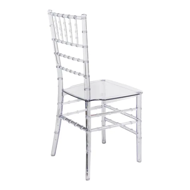 Καρέκλα Tiffany pakoworld διάφανο pc 38.5x46x88εκ 2