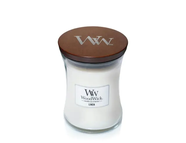 Αρωματικό Κερί WoodWick με διάρκεια καύσης έως 68 ώρες και άρωμα Linen 92135E 3