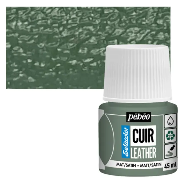Pebeo Χρώμα Δέρματος Setacolor Leather - 15 Matcha Green - 45ml