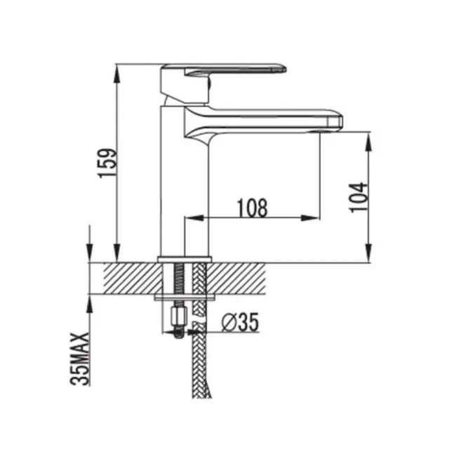 Μπαταρία νιπτήρος ZQ16328C PEARL CHROME 2