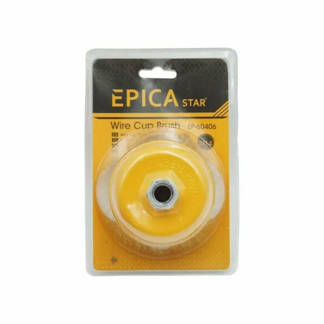 ΣΥΡΜΑΤΟΒΟΥΡΤΣΑ 100mm ΓΩΝΙΑΚΟΥ ΤΡΟΧΟΥ M14 EPICA STAR EP-60409