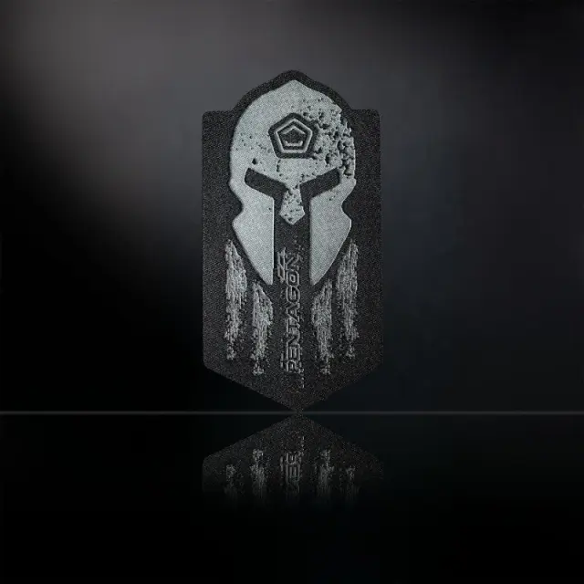 PENTAGON Spartan Helmet Morale Patch – Υφαντό Διακοσμητικό Patch «Κράνος Σπαρτιάτη» - 104-Multicolour