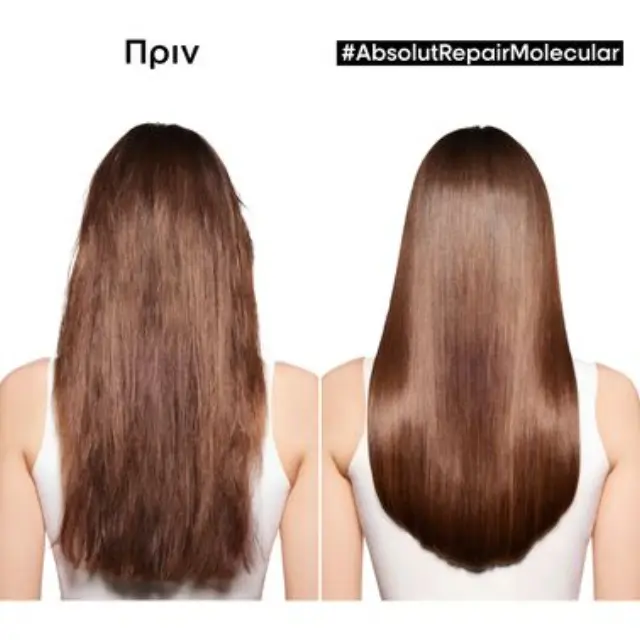 L'Oreal Professionnel Σαμπουάν Μοριακής Επανόρθωσης χωρίς Θειικά Άλατα για Ταλαιπωρημένα Μαλλιά Serie Expert Absolut Repair Molecular 300ml 2