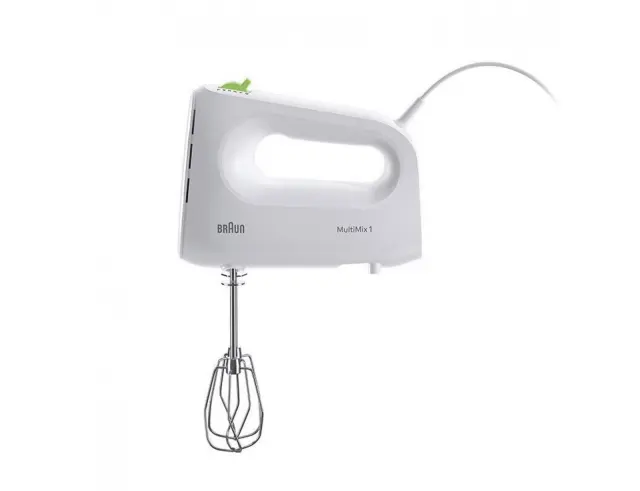 Μίξερ Χειρός Braun MultiMix 1 HM1110WH με ισχύ 450W, 4 ταχύτητες και Turbo - WhiteHM1110WH 2