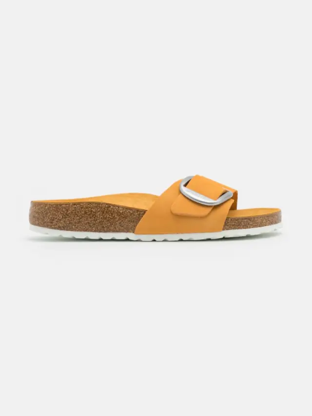 Birkenstock Πέδιλα Γυναικείο δέρμα Nubuck Πορτοκαλί BIR/MADRID BIG BUCKLE 1018727 APRICOT 3