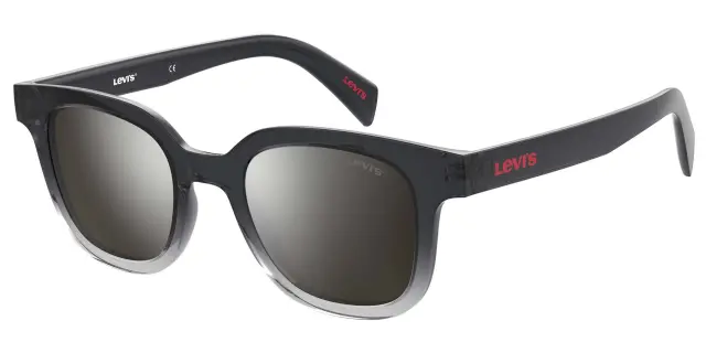 Levi s LV 1010/S ΚΒ7/Τ4 Unisex Γυαλιά Ηλίου με Γκρι Κοκκάλινο Σκελετό και Γκρι Φακό με Ασημί Καθρέφτη