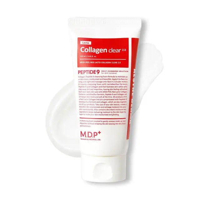 Medi-Peel Red Lacto Collagen Clear Foam – Καθαριστικό Προσώπου με Κολλαγόνο & Προβιοτικά