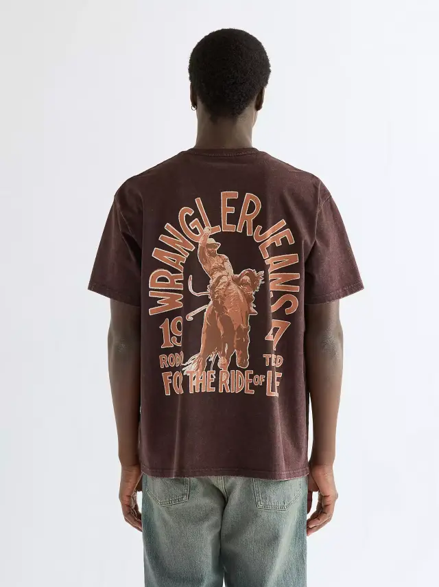 Wrangler Ανδρικό VINTAGE T-Shirt 112386990 - Chocolate Torte - S