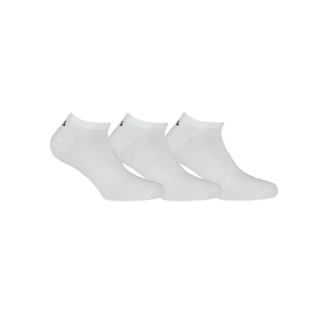 FILA Unisex Κάλτσες Σουμπά Invisible Plain - 3 Ζεύγη, Χρώμα Λευκό - 43-46
