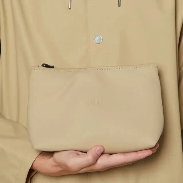 Αδιάβροχο Νεσεσέρ Rains Cosmetic Bag 15600-24 Μπεζ - ONESIZE 2