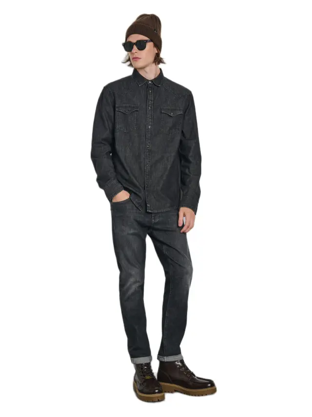 Staff Jeans Simon ανδρικό τζιν παντελόνι 5-829.121.BL.NOS-1