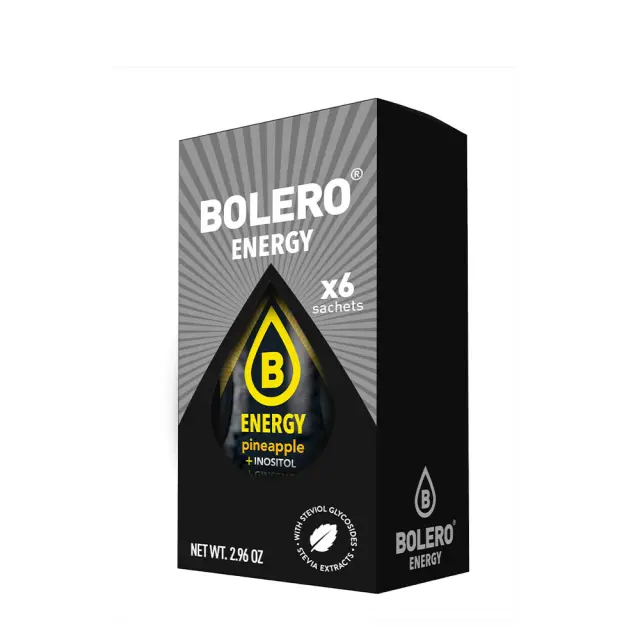 Bolero Energy Mix Pineapple, 6 x 14 g
