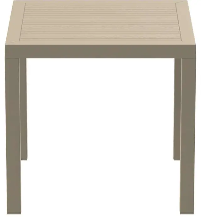 Τραπέζι ARES Dove Grey PP 80x80x75cm 2
