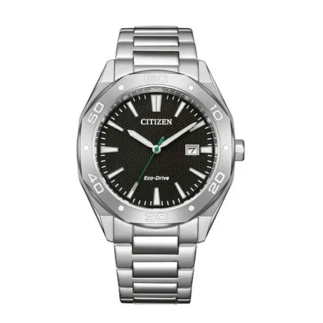 Citizen Eco Drive Men's Watch Silver Stainless Steel Bracelet BM7631-52E
