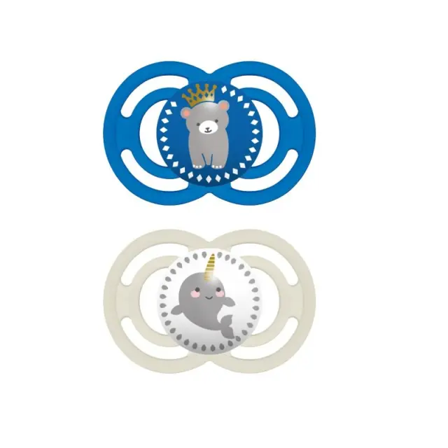 MAM Perfect 221S Πιπίλα Σιλικόνης (6-16 μηνών) 2pcs
