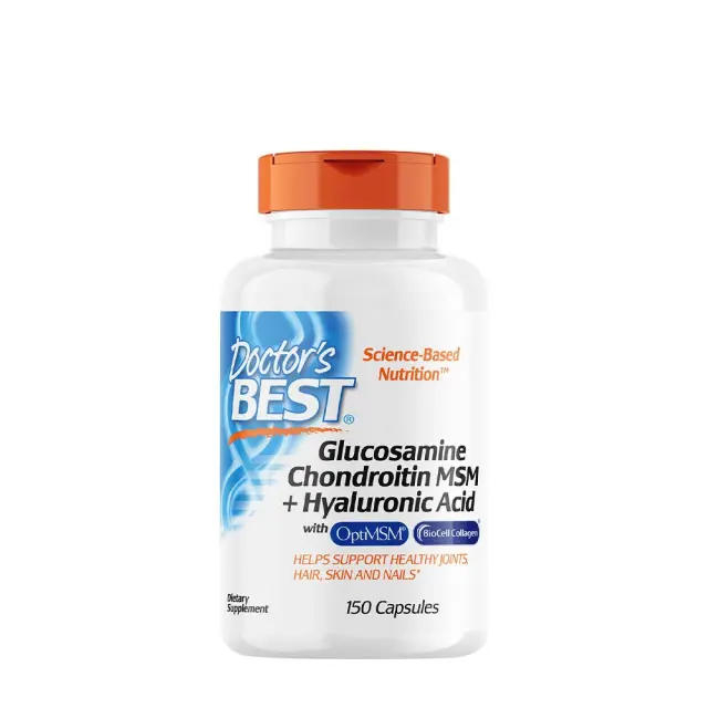 Doctor's Best Glucosamine Chondroitin MSM + Hyaluronic Acid