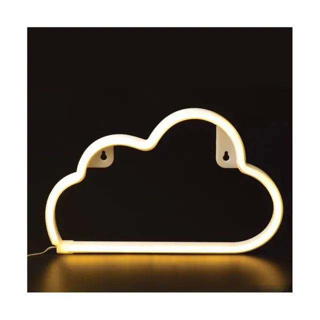 AcaLight Offer ΣΥΝΝΕΦΟ, 48 NEON LED ΛΑΜΠΑΚΙΑ ΜΕ ΜΠΑΤΑΡΙΑ (3xAA)/USB, ΘΕΡΜΟ ΛΕΥΚΟ, IP20, 29.5x2x18.5cm