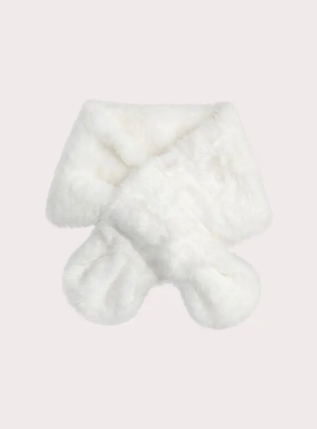Παιδικός Λαιμός για Κορίτσια Soft White ΛΕΥΚΟ - One Size