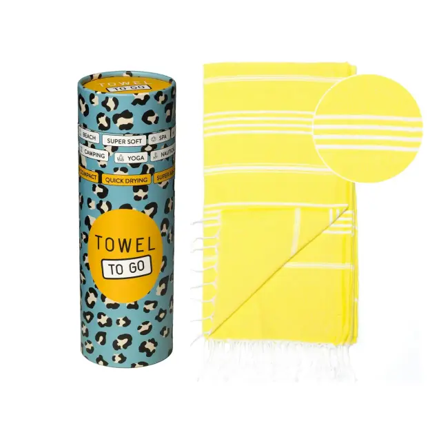 Towel To Go Capri Πετσέτα Θάλασσας - Hammam Yellow